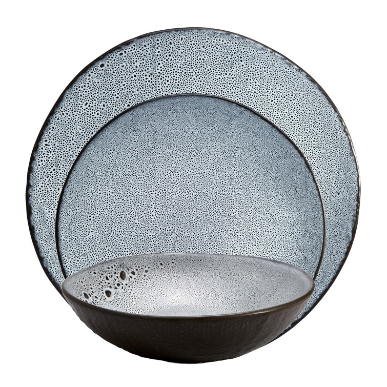 Fairmont And Main Ltd Lava Stoneware Dinnerware Set of 12 & Reviews